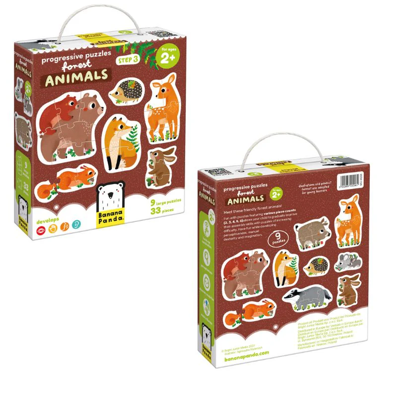 Banana Panda Puzzle - Forest Animals - Image 5