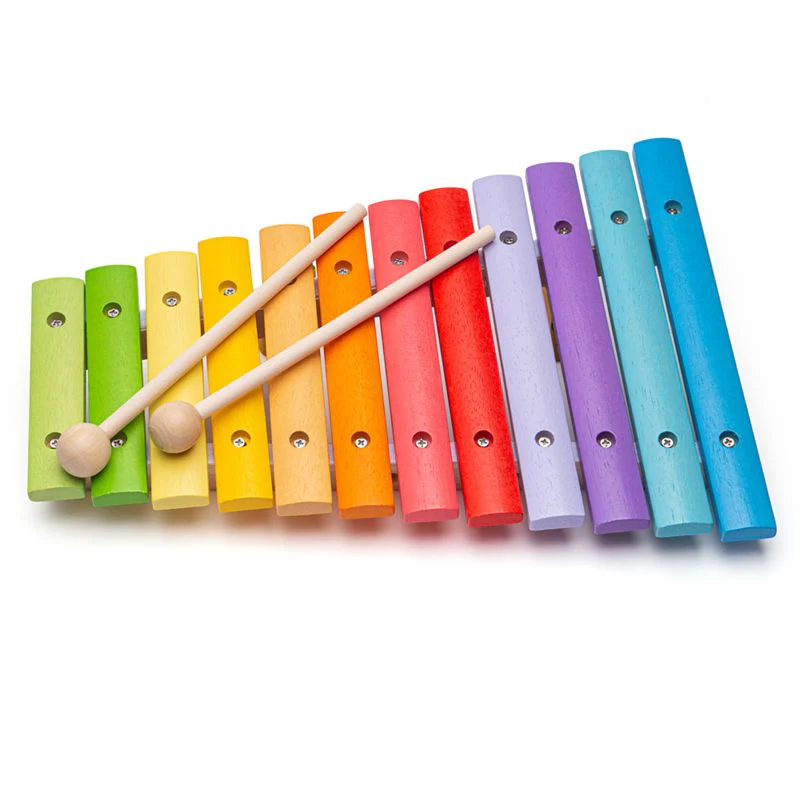 Bigjigs Toys Rainbow Xylophone - Image 3