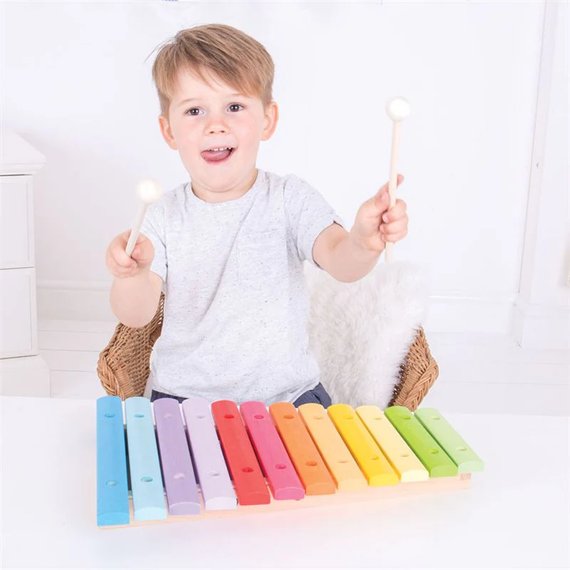 Bigjigs Toys Rainbow Xylophone - Image 4
