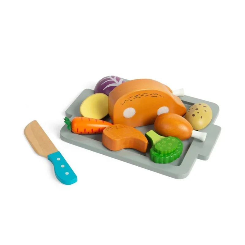 Bigjigs Toys Roast Dinner Set - Image 5