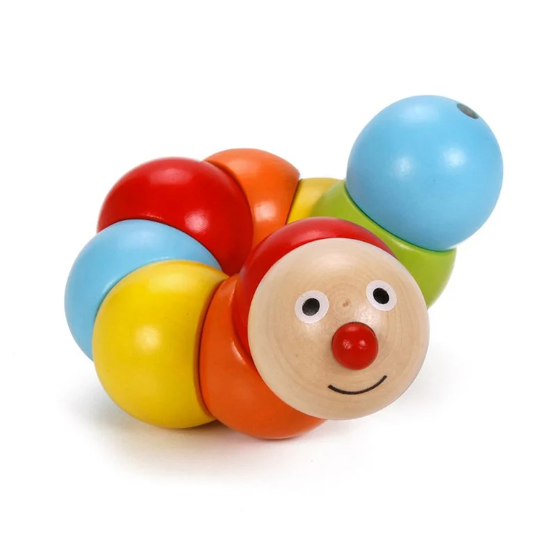 Classic World Wooden Caterpillar Rainbow - Image 4