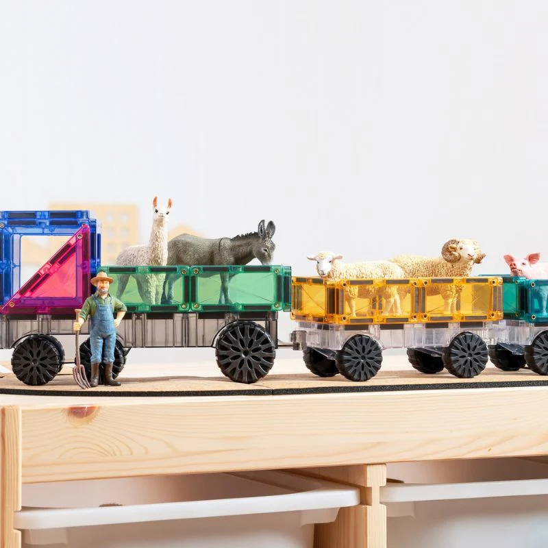 Connetix Magnetic Tiles 50 Piece Pastel Transport Pack - Image 4