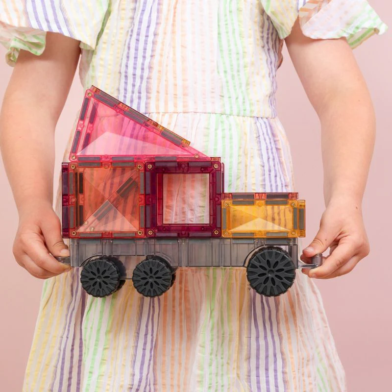 Connetix Magnetic Tiles 50 Piece Pastel Transport Pack - Image 8