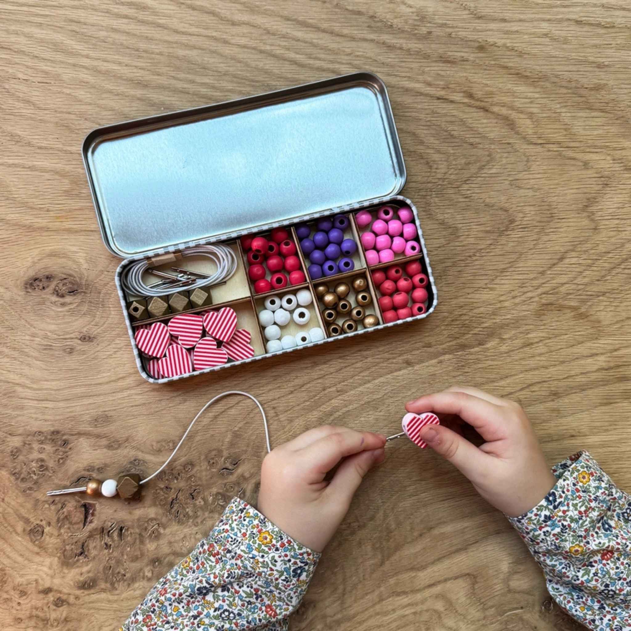 Cotton Twist Love & Hearts Bracelet Bead Kit - Image 5