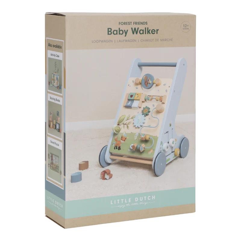 Little Dutch Activity Baby Walker - Forest Friends - Image 6