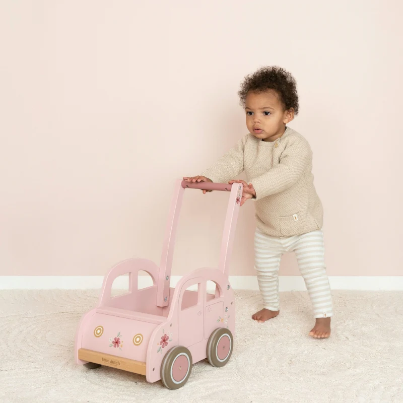 Little Dutch Pink Car Wagon - Image 3