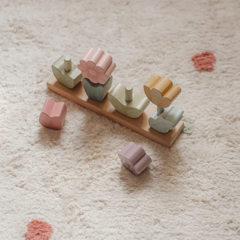 Little Dutch Flowers Stacking Puzzle - Fairy Garden - Image 4