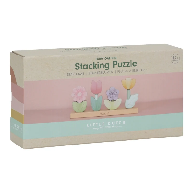 Little Dutch Flowers Stacking Puzzle - Fairy Garden - Image 5