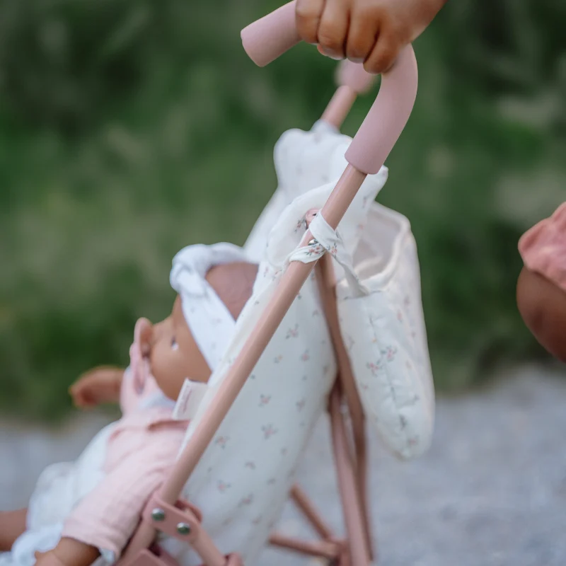 Little Dutch Metal Doll Stroller - Pink - Image 15