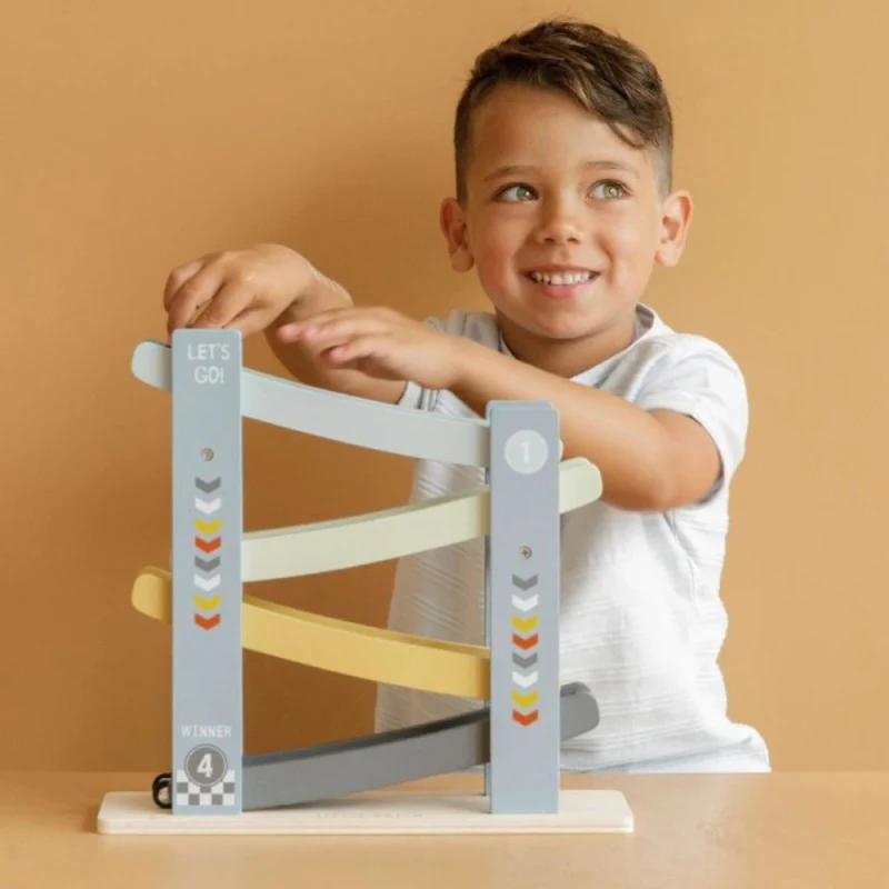 Little Dutch Ramp Racer Cars - Blue - Image 5