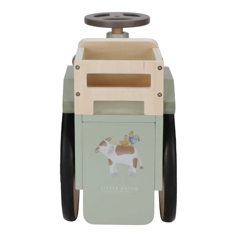 Little Dutch Wooden Ride On Tractor - Image 7