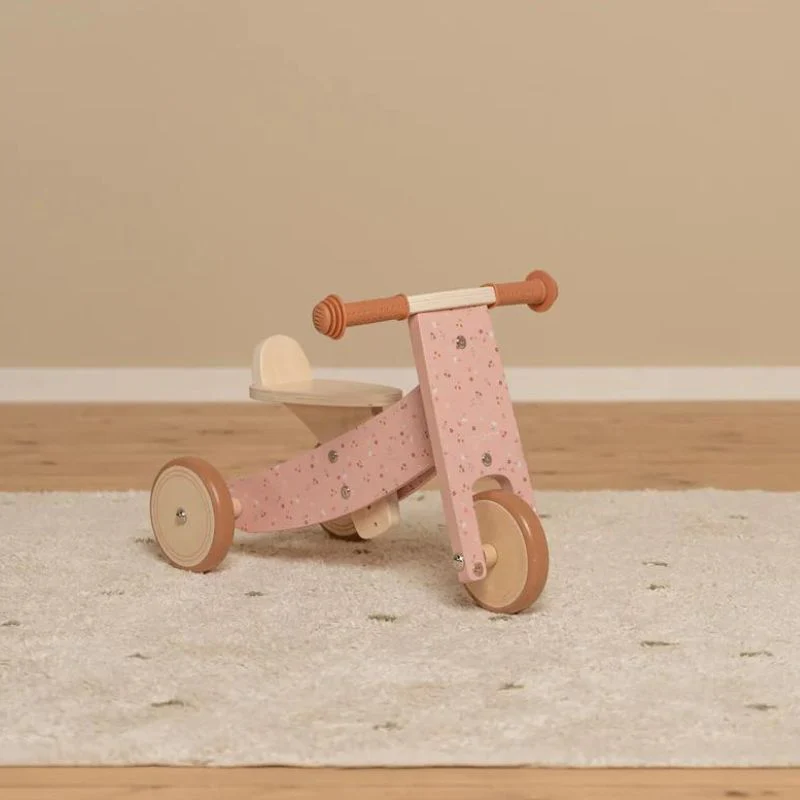 Little Dutch Wooden Tricycle  - Pink - Image 4