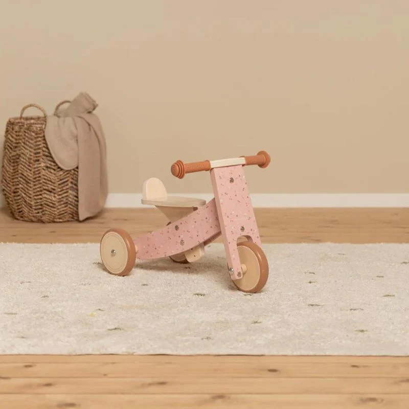 Little Dutch Wooden Tricycle  - Pink - Image 5