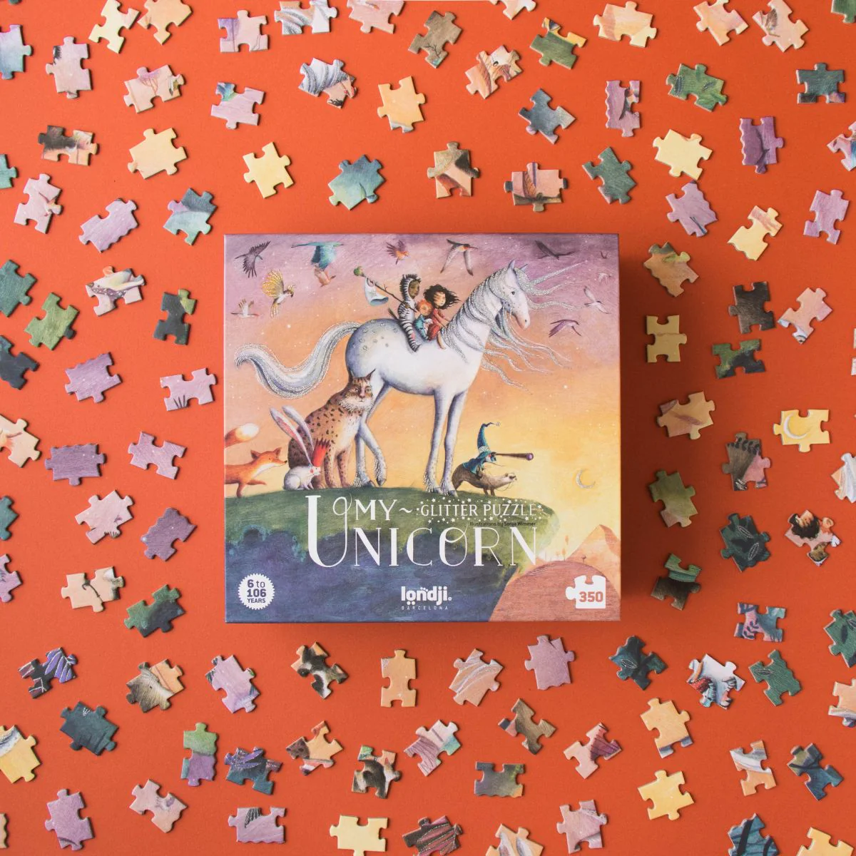 Londji My Unicorn Glitter Puzzle - Image 6