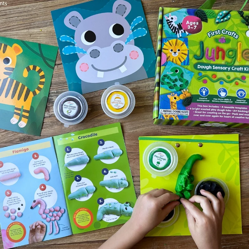 My Creative Box Jungle Dough Sensory Craft Box - Image 3