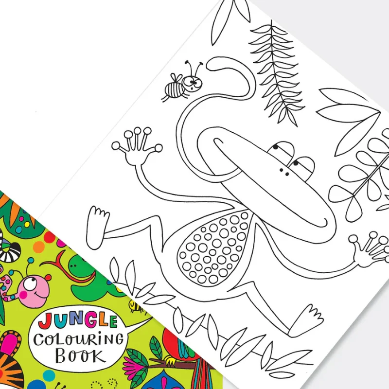 Rachel Ellen Designs Jungle Colouring Book - Image 3