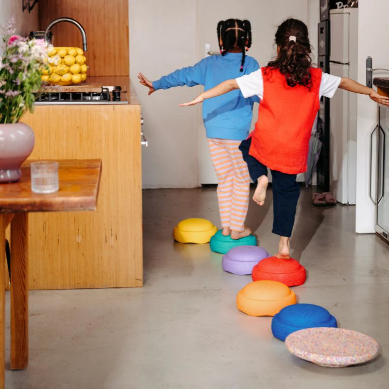 Stapelstein Stepping Stones - Rainbow Classic 6+1 Set - Image 3