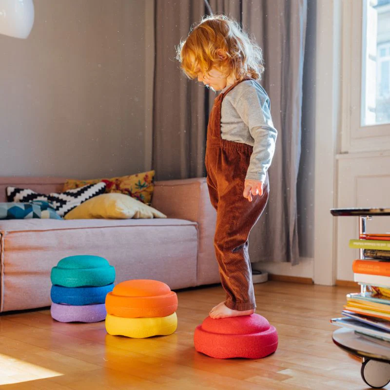Stapelstein Stepping Stones - Rainbow Classic 6+1 Set - Image 4