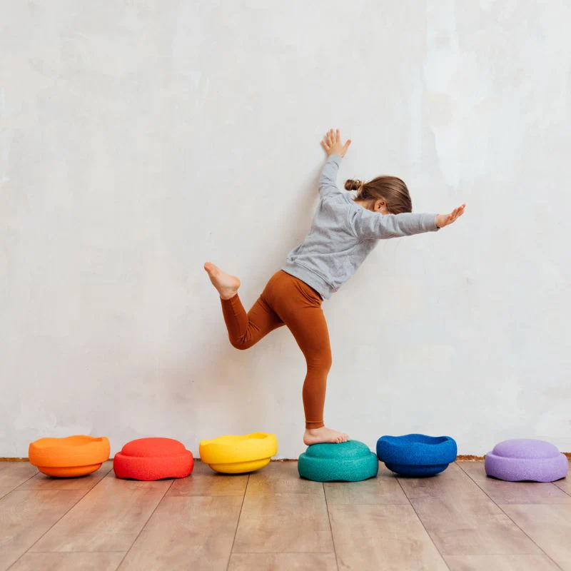 Stapelstein Stepping Stones - Rainbow Classic 6+1 Set - Image 8