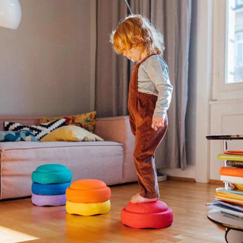 Stapelstein Stepping Stones - Rainbow Classic Set Of 6 - Image 4