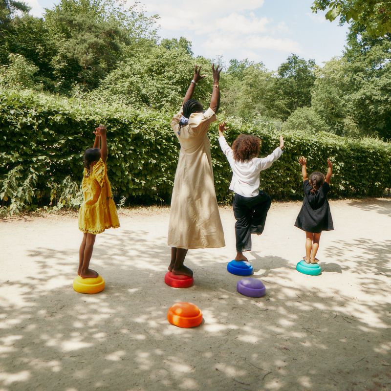 Stapelstein Stepping Stones - Rainbow Classic Set Of 6 - Image 6