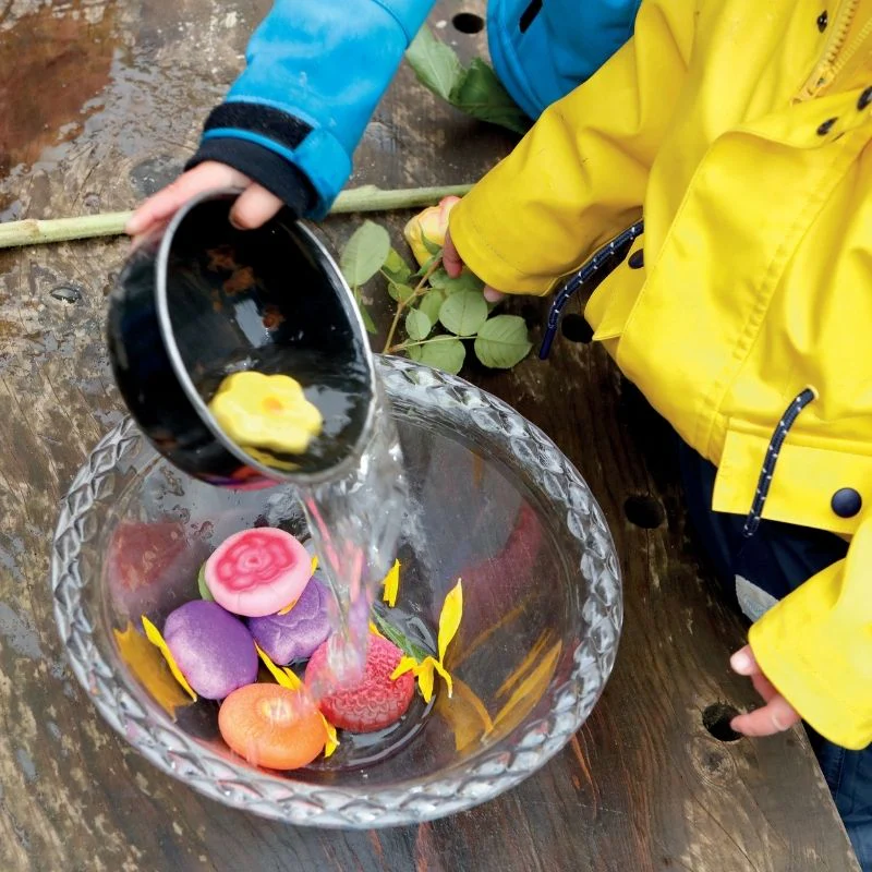 Yellow Door Sensory Play Stones - Flowers - Image 6